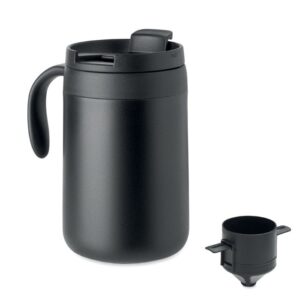 Двустенна термочаша с филтър за кафе 450 ml