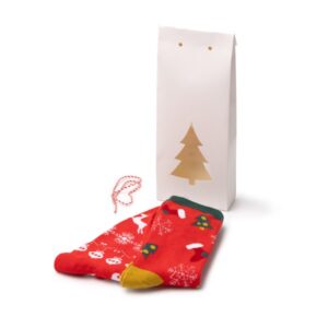 Комплект 2 чифта коледни чорапи в подаръчна кутия